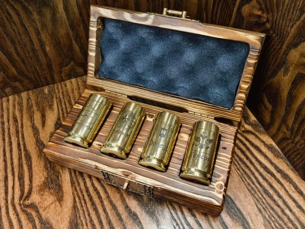 Армейские стопки и бокалы из гильз